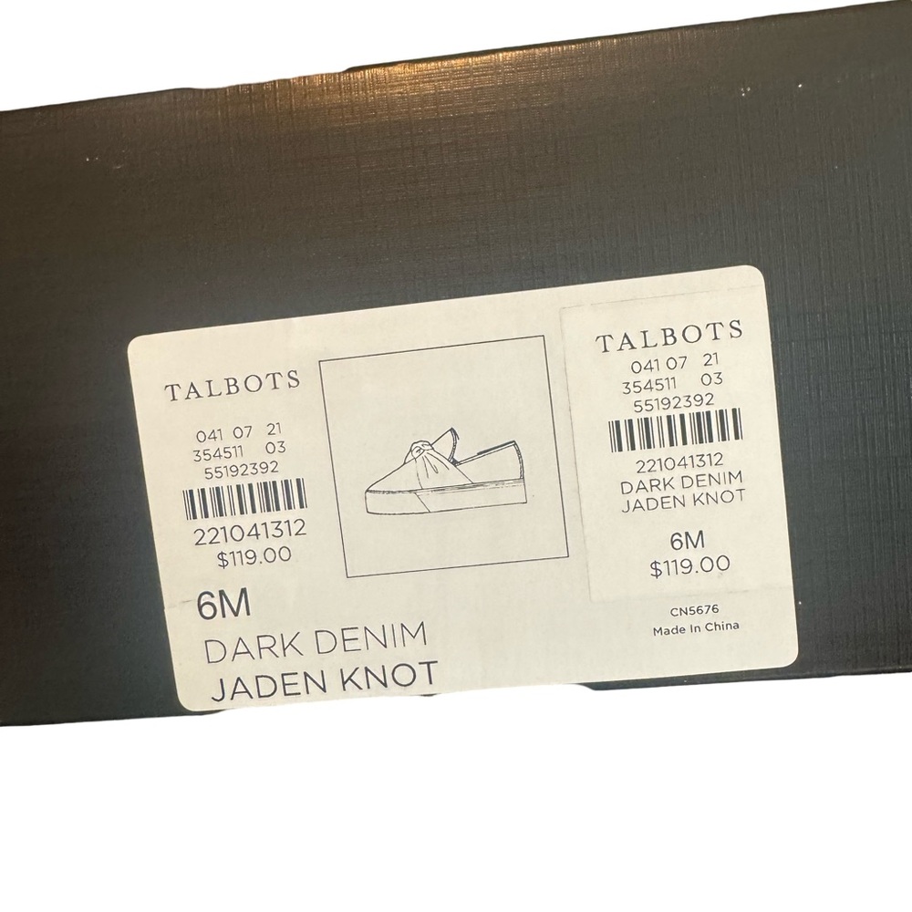 Talbots Women's Denim Slip-On Shoes - Picture 5 of 5
